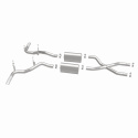 1966-1977 Ford Bronco Street Series Crossmember-Back Performance Exhaust System Magnaflow