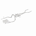 Street Series Crossmember-Back Performance Exhaust System 15893 Magnaflow