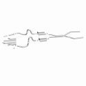 Street Series Crossmember-Back Performance Exhaust System 15894 Magnaflow