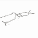1955-1957 Chevrolet Bel Air Street Series Crossmember-Back Performance Exhaust System Magnaflow