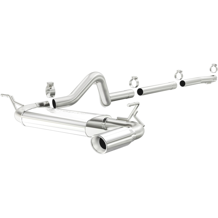 2007-2011 Jeep Wrangler Street Series Cat-Back Performance Exhaust System Magnaflow in the group Select car model at DDESIGN Scandinavia AB (mag16751)