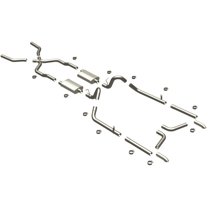 1955-1957 Chevrolet Bel Air Street Series Crossmember-Back Performance Exhaust System Magnaflow in the group Select car model / Chevrolet at DDESIGN Scandinavia AB (mag16792)