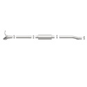 2007-2011 Jeep Wrangler Off-Road Pro Series Cat-Back Performance Exhaust System Magnaflow