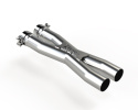 2012-2021 Ferrari 812SF/ 812GTS/ F12, 6.3L/ 6.5L V12 70mm X-Pipe Kit, T304 Stainless Steel MBRP