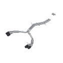 MBRP 18-21 Audi S5 Coupe/S4 Sedan T304 SS 2.5in Resonatorback Quad Rear Exit Exhaust - Carbon Fiber Tips