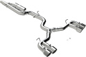 VW Golf R MK8 2022+ Cat-Back Exhaust Quad Rear Exit Active Exhaust MBRP