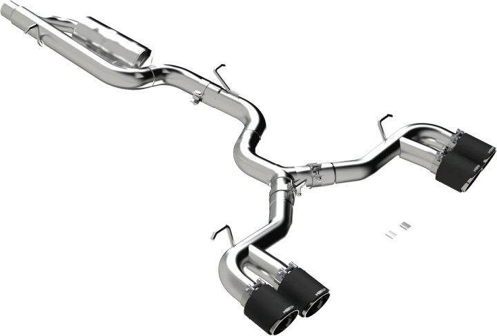 VW Golf R MK8 2022+ Cat-Back Exhaust Quad Rear Exit Active Exhaust MBRP in the group Select car model / VW / Golf 8 R 20+ at DDESIGN Scandinavia AB (mbrp-S46123CF)