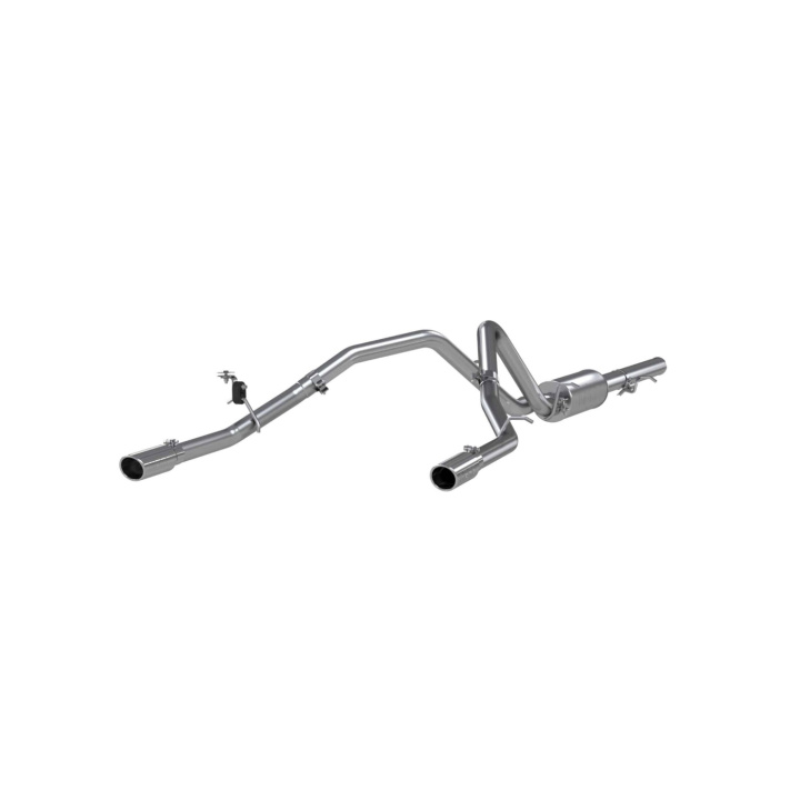 1500 4.8/5.3/6.0L RC/EC/CC (excluding 8\' bed) 2009-2013 2 1/2\'\' Cat Back Dual Split Rear AL MBRP in the group Select car model / Chevrolet / Silverado 07-13 / Tuning / Exhaust at DDESIGN Scandinavia AB (mbrp-S5058AL)