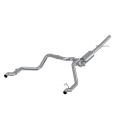 MBRP 2019+ Chevrolet Silverado 1500 4.3L/5.3L 2.5in Cat Back Dual Rear Exit - Aluminized