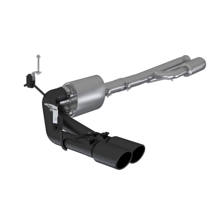 MBRP 2019+ Chevrolet Silverado 1500 4.5L/5.3L Pre-Axle Dual Side Exite w/ 4in OD Tip- Black Coated in the group Select car model / Chevrolet / Silverado 14+ / Tuning / Exhaust at DDESIGN Scandinavia AB (mbrp-S5092BLK)