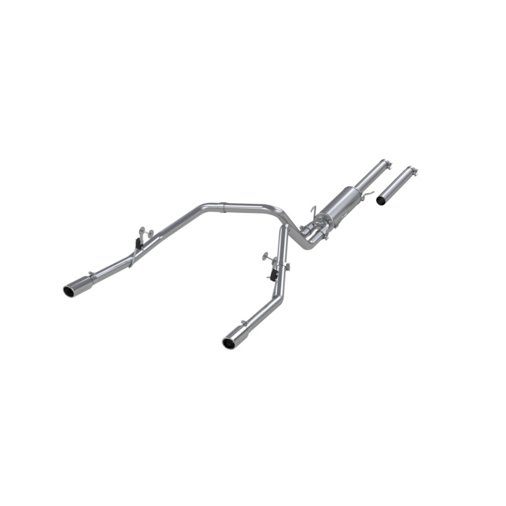 Dodge Ram Hemi 1500 5.7L SC/CC-SB 2004-2005 2,5\'\' Cat Back Dual Split Rear AL MBRP in the group Select car model / Dodge / Ram 01-08 / Tuning / Exhaust at DDESIGN Scandinavia AB (mbrp-S5112AL)