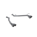 MBRP 20-21 Ford Explorer ST 3.0L EcoBoost 2,5\'\' Dual Rear Exit Axle Back w/ Quad Tip AL Exhaust System
