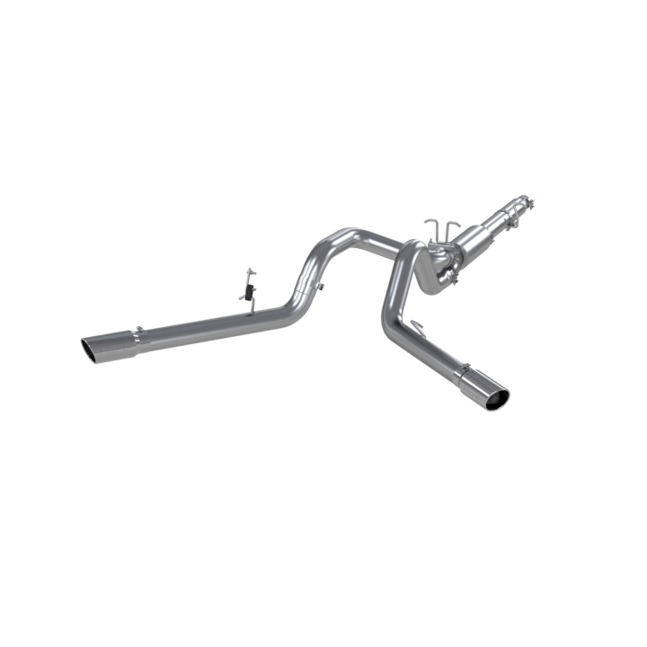 Ford F-250/350 V-10 1999-2004 4\'\' Cat Back Dual Split Side AL MBRP in the group Select car model / Ford / F-250 - F-350 00-07 / Tuning / Exhaust at DDESIGN Scandinavia AB (mbrp-S5208AL)