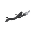 Jeep Wrangler (JK) 3.8L V6 4 dr 2007-2011 2 1/2\'\' Off-Road Tail Pipe Muffler before Axle Black Coated MBRP