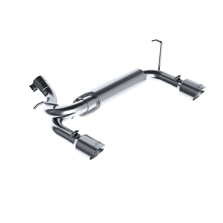 Jeep Wrangler/Rubicon, 3.6L/3.8L V6 2007-2018 2 1/2\'\' Axle Back Dual Rear Exit T409 MBRP in the group Select car model / Jeep / Wrangler JK 2007-2018 / Tuning at DDESIGN Scandinavia AB (mbrp-S5528409)