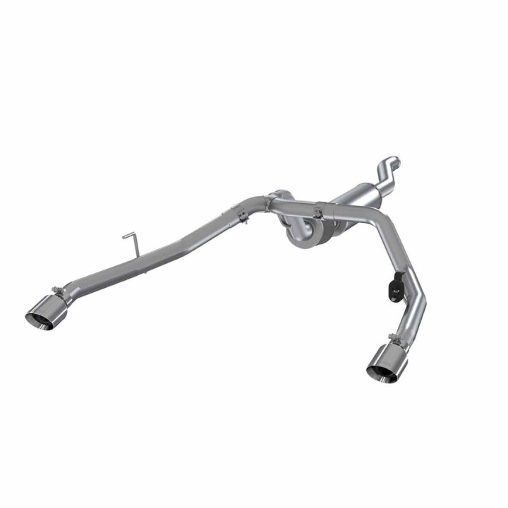 MBRP 2020 Jeep Gladiator 3.6L 2.5in Dual Rear Exit Cat Back Exhaust 304 in the group Select car model / Jeep / Gladiator JT 2019+ / Tuning at DDESIGN Scandinavia AB (mbrp-S5538304)