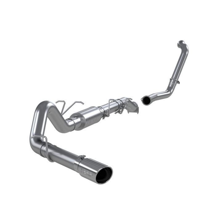 F-250/350 6.0L, EC/CC 2003-2007 4\'\' Turbo Back Single Side (Stock Cat) Exit AL MBRP in the group Select car model / Ford / F-250 - F-350 00-07 / Tuning / Exhaust at DDESIGN Scandinavia AB (mbrp-S6206AL)