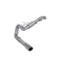 F-250/350 6.0L, EC/CC 2003-2007 4\'\' Cat Back Single Side (Stock Cat) Exit AL MBRP