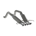 Corvette 2014-2015 3\'\' Dual Muffler Axle Back with Quad 4\'\' Dual Wall Tips T304 MBRP