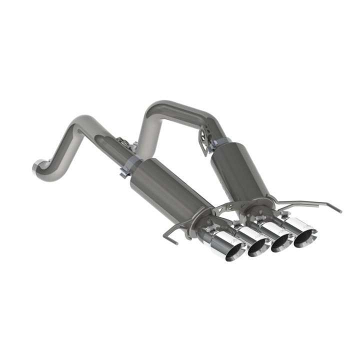 Corvette 2014-2015 3\'\' Dual Muffler Axle Back with Quad 4\'\' Dual Wall Tips T304 MBRP in the group Select car model / Chevrolet / Corvette C7 / Tuning at DDESIGN Scandinavia AB (mbrp-S7030304)