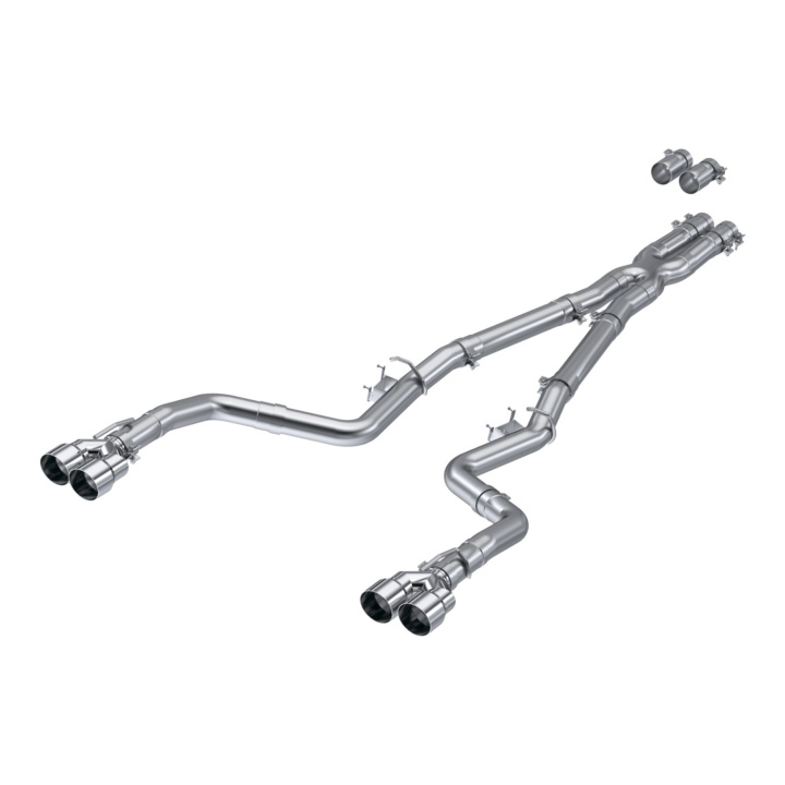 MBRP 15-Up Challenger 5.7L / 17-Up 6.2L/6.4L 3in Race Series Cat-Back w/ Quad Tips AS Exhaust in the group Select car model / Dodge / Challenger 08+ / Tuning / Exhaust at DDESIGN Scandinavia AB (mbrp-S7114AL)