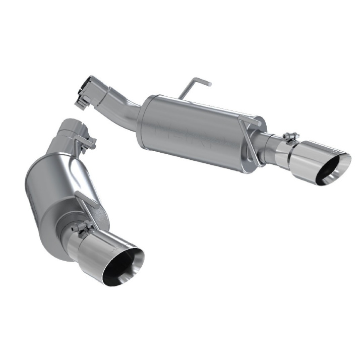 Mustang GT 2005-2010 2 1/2\'\' Dual Mufflers Axle Back Split Rear T304 MBRP in the group Select car model / Ford / Mustang 05-14 / Tuning / Exhaust / Axlebacks at DDESIGN Scandinavia AB (mbrp-S7200304)