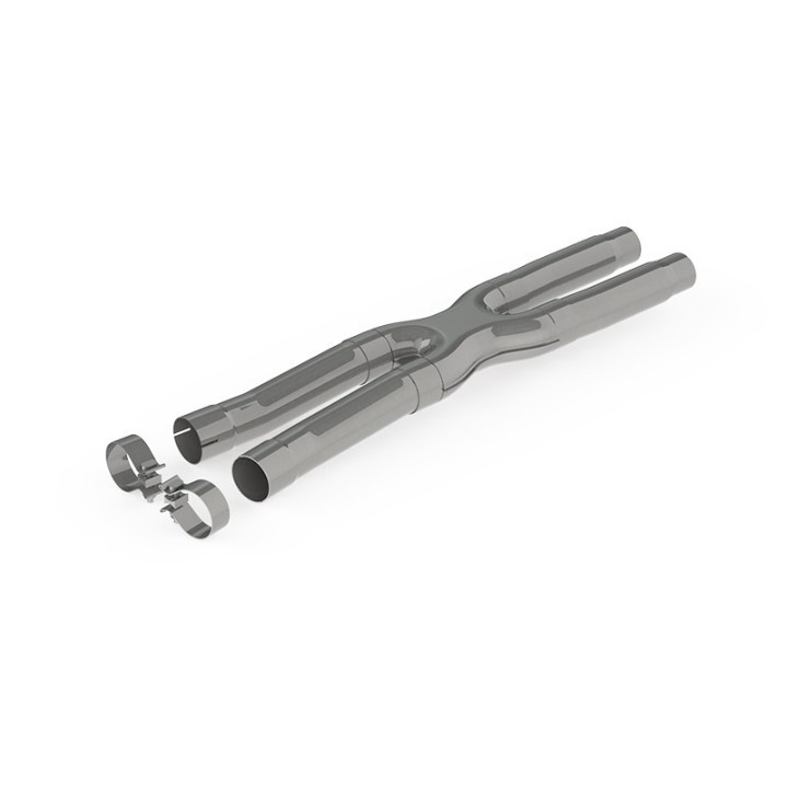 MBRP 15-19 Ford Mustang GT 2.5in Resonator Delete X-Pipe - T409 in the group Select car model / Ford / Mustang 15-17 / Tuning / Exhaust / X & H-Pipes at DDESIGN Scandinavia AB (mbrp-S7213409)