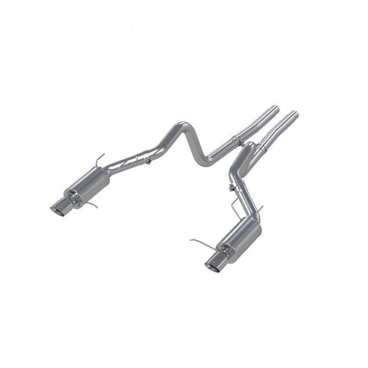 Mustang GT 5.0L 2011-2014 3\'\' Cat Back Dual Split Rear Street Version T409 MBRP in the group Select car model / Ford / Mustang 05-14 / Tuning / Exhaust / Catbacks at DDESIGN Scandinavia AB (mbrp-S7258409)