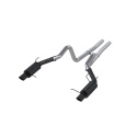 Mustang GT 5.0L 2011-2014 3\'\' Cat Back Dual Split Rear Street Version 4\'\' tips Black MBRP