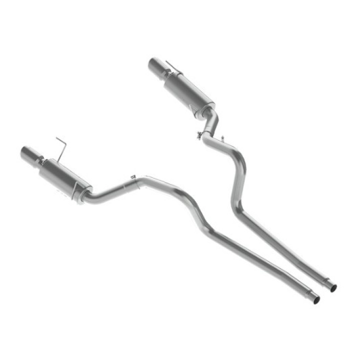 Shelby GT 500 2007-2010 3\'\' Cat Back Dual Split Rear Street Version T409 MBRP in the group Select car model / Ford / Mustang 05-14 / Tuning / Exhaust / Catbacks at DDESIGN Scandinavia AB (mbrp-S7269409)