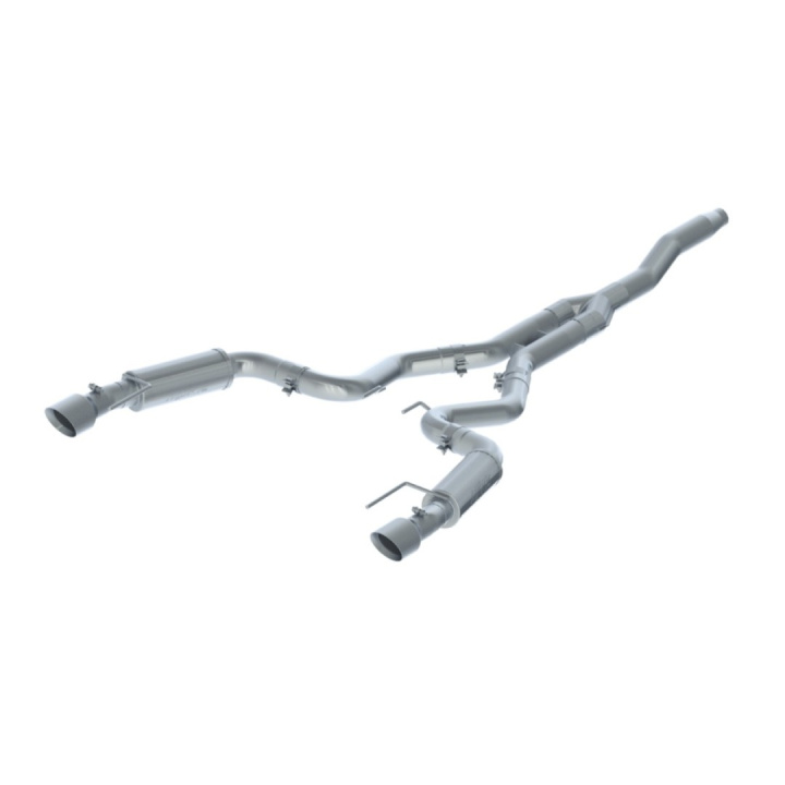 Mustang 2.3 Ecoboost - not convertible 2015-2016 3\'\' Cat Back Dual Split Rear Street Version 4.5\'\' tips T409 MBRP in the group Select car model / Ford / Mustang 15-17 / Tuning / Exhaust / Catbacks at DDESIGN Scandinavia AB (mbrp-S7274409)