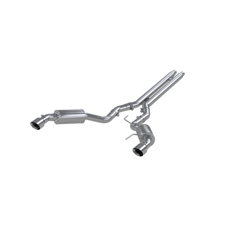 Mustang GT 5.0 - Coupe Only 2015-2016 3\'\' Cat Back Dual Split Rear Street Version 4.5\'\' tips Aluminized Steel MBRP in the group Select car model / Ford / Mustang 15-17 / Tuning / Exhaust / Catbacks at DDESIGN Scandinavia AB (mbrp-S7277AL)