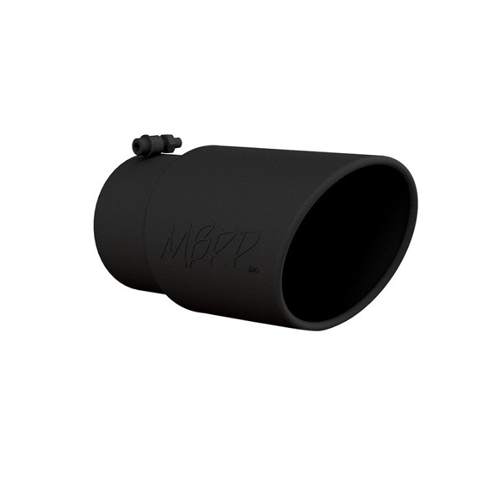 MBRP Universal Tip 6in O.D. Angled Rolled End 5 inlet 12 length - Black Finish in the group Tuning / Exhaust and Manifold / Exhaust tips at DDESIGN Scandinavia AB (mbrp-T5075BLK)