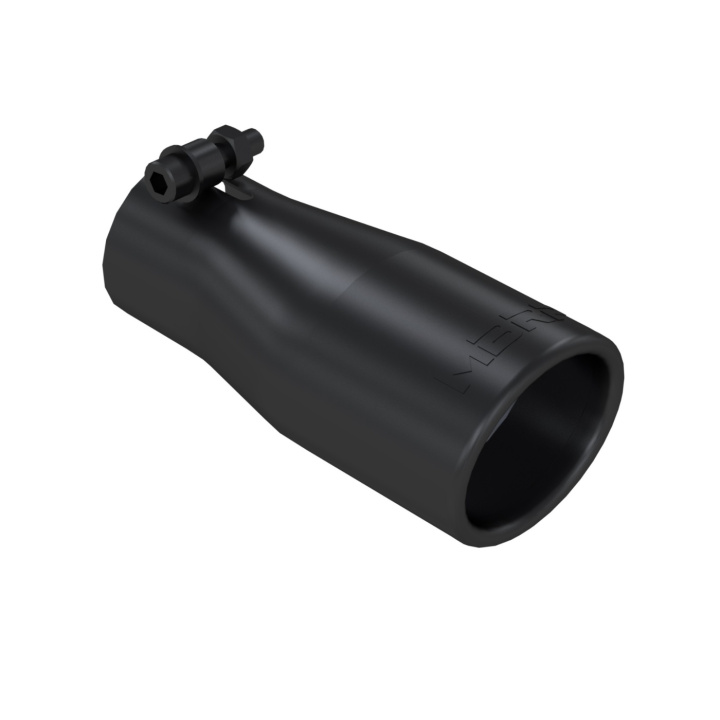 MBRP Universal Tip 2.5 O.D. Oval End 3.75 Inlet 10in length - Black Finish in the group Tuning / Exhaust and Manifold / Exhaust tips at DDESIGN Scandinavia AB (mbrp-T5116BLK)