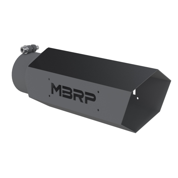 MBRP Universal Hex Tip 4in Inlet 16in Length w/o Logo - Black Coated in the group Tuning / Exhaust and Manifold / Exhaust tips at DDESIGN Scandinavia AB (mbrp-T5165BLK)