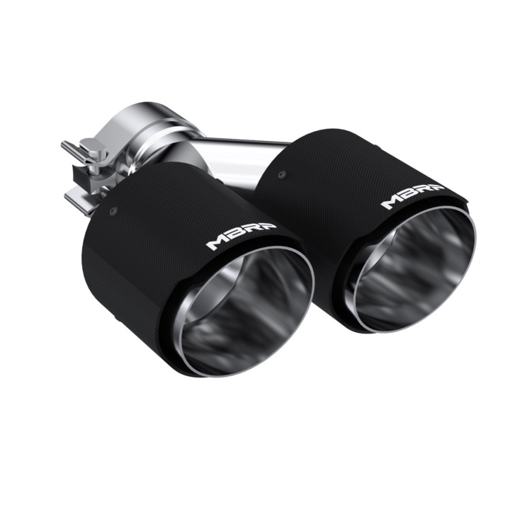 MBRP Universal Carbon Fiber Dual Tip 4in OD/2.5in Inlet in the group Tuning / Exhaust and Manifold / Exhaust tips at DDESIGN Scandinavia AB (mbrp-T5178CF)
