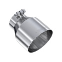 MBRP T304 Stainless Steel Angle Cut Exhaust Tip - 3in. ID / 5in. OD / 6.5in. Length