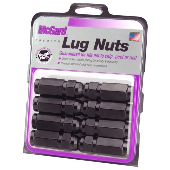 McGard Hex Lug Nut (Cone Seat / Duplex) 9/16-18 / 7/8 Hex / 2.5in. Length (8-Pack) - Black in the group Exterior / Wheels & Tires / Wheel Bolts and Nuts & Studs at DDESIGN Scandinavia AB (mcg64816)