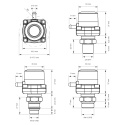 Fuel Pulse Damper, FPD110x 3/8 NPT Nuke Performance