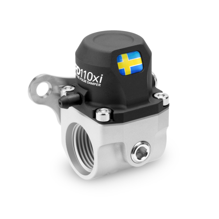 In-line Fuel Pulse Damper, FPD110xi AN-10 Nuke Performance in the group Tuning / Fuel system / Other & Spare parts for fuel products at DDESIGN Scandinavia AB (nuke-122-01-302)