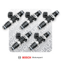 Bosch injector 870cc, 65mm (EV14L), 5pcs flow matched Nuke Performance