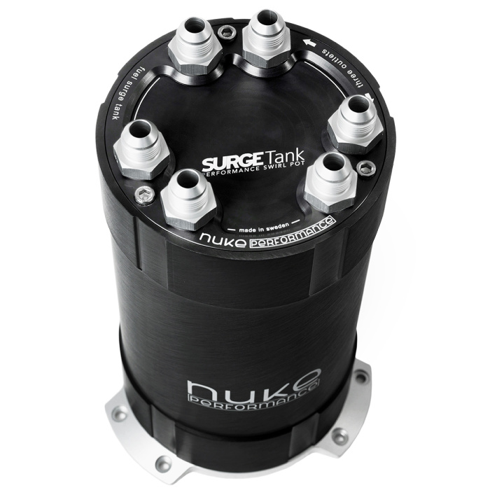 2G Fuel Surge Tank 3.0 liter for external fuel pumps Nuke Performance in the group Tuning / Fuel system / Fuel Catchtanks at DDESIGN Scandinavia AB (nuke-150-01-204)
