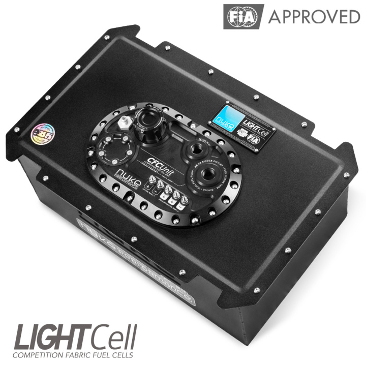 LightCell Fuel Cell 25 liter / 7 gallons with CFC Unit for brushless fuel pumps Nuke Performance in the group Tuning / Fuel system / Fuelcells at DDESIGN Scandinavia AB (nuke-150-09-125)