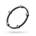 Aluminum nut ring for Remote filler cap, with M6 bolts Nuke Performance