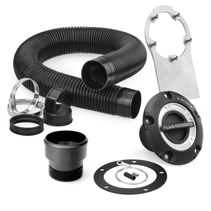 Filler cap and fuel hose kit for CFC Unit, nut ring Nuke Performance in the group Tuning / Fuel system / Other & Spare parts for fuel products at DDESIGN Scandinavia AB (nuke-150-31-505)