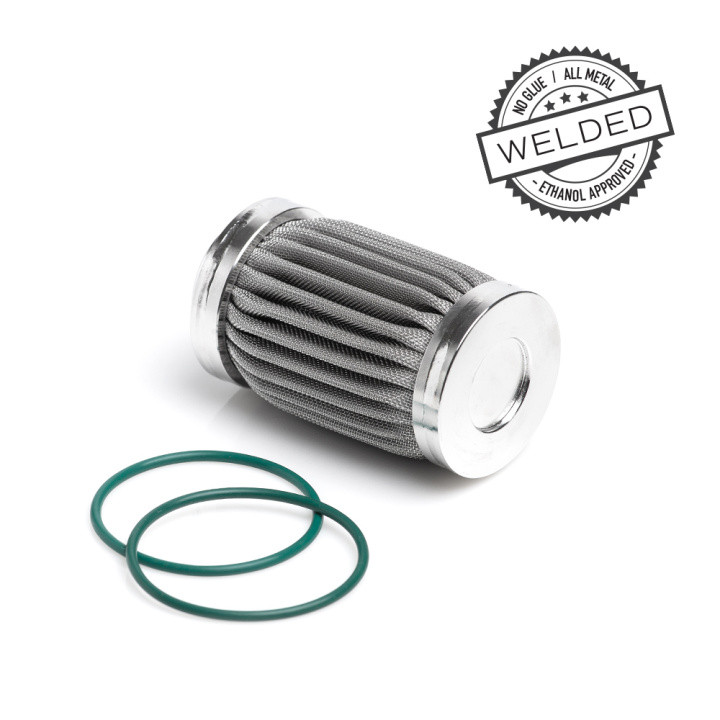 Replacement filter element 10 Micron - Welded Stainless Steel Nuke Performance in the group Tuning / Fuel system / Fuel filter at DDESIGN Scandinavia AB (nuke-200-10-105)