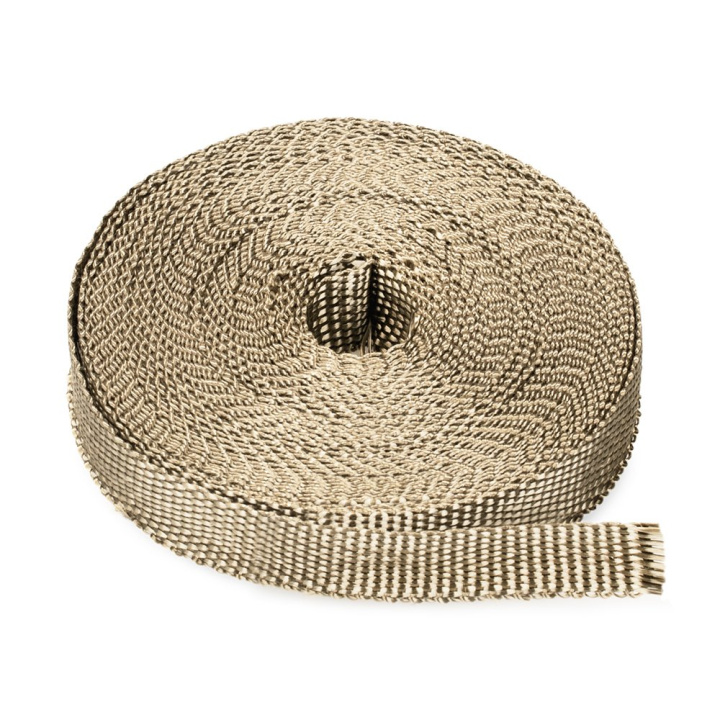 Titanium Exhaust Wrap, 25mm x 15m Nuke Performance in the group Tuning / Thermal insulation & Cable protection / Exhaust bandage & Locking straps at DDESIGN Scandinavia AB (nuke-290-01-110)