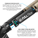 Convoluted BQL 22 breather hose, Length 2m Nuke Performance