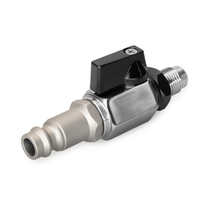 Air Jack Petcock Ball Valve Male Connector, AN-6 Nuke Performance in the group Exterior / Motorsport at DDESIGN Scandinavia AB (nuke-570-20-102)