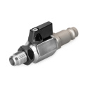 Air Jack Petcock Ball Valve Male Connector, AN-6 Nuke Performance